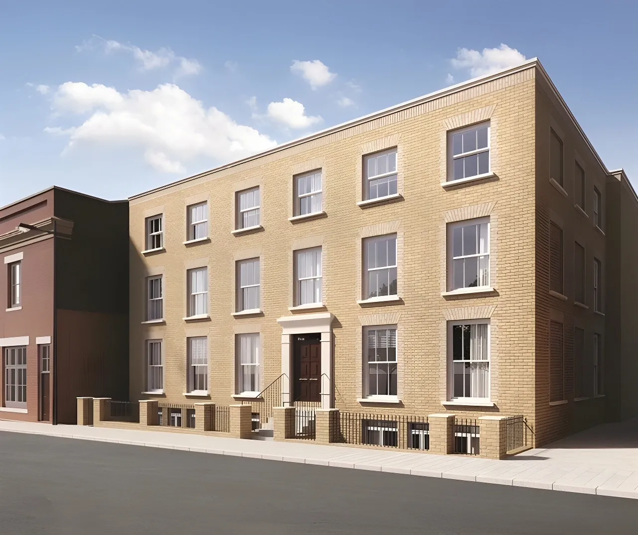 Modern residential block of flats