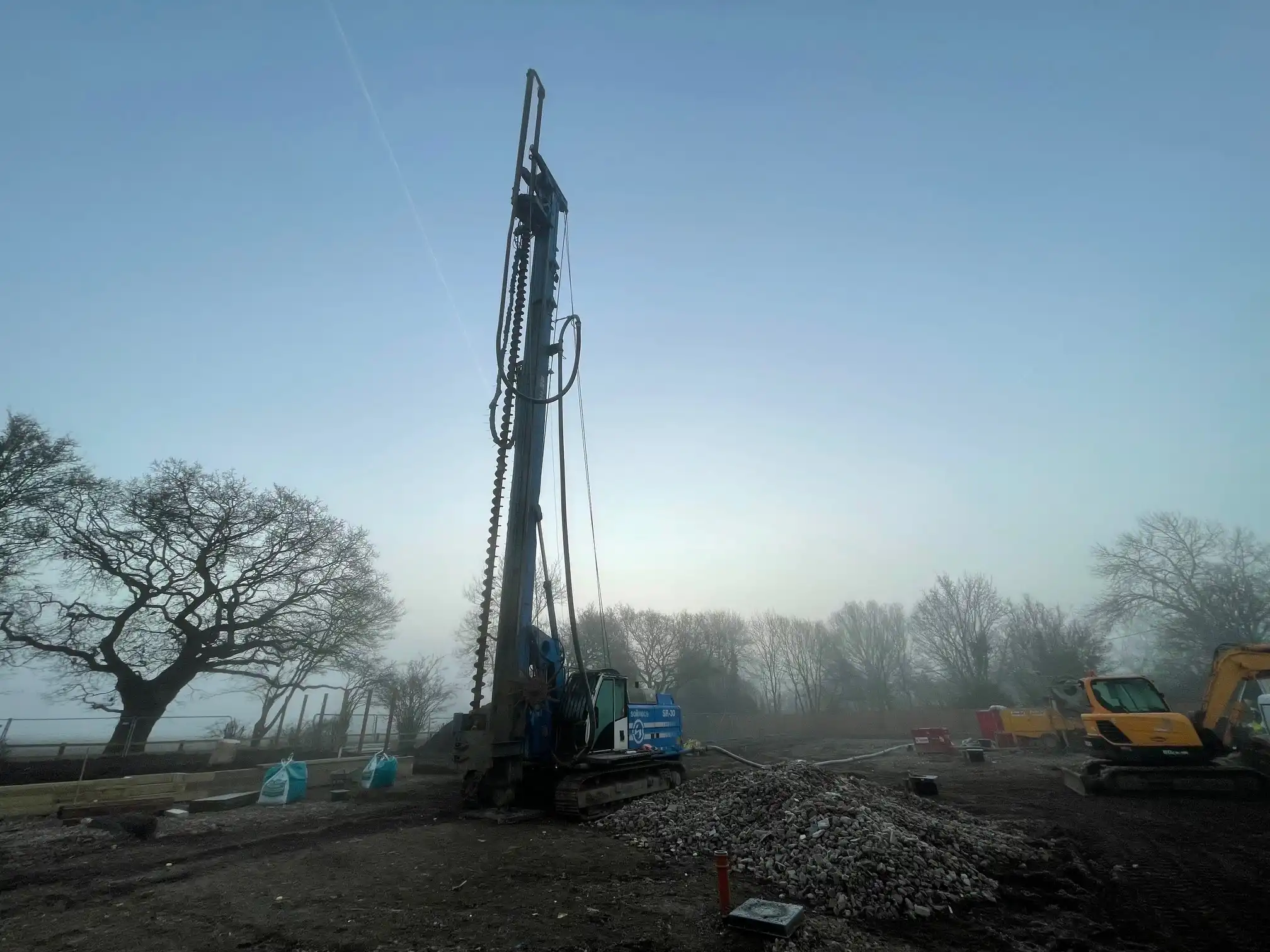 Modern family home exterior view